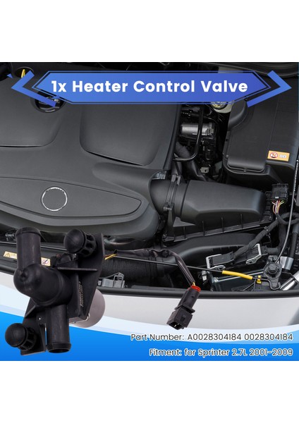 Mercedes-Benz Dodge Sprinter Için Hvac Isıtıcı Soğutucu Kontrol Vanası 2 7l 2001-2009 A0028304184 0028304184 (Yurt Dışından) fırsatları