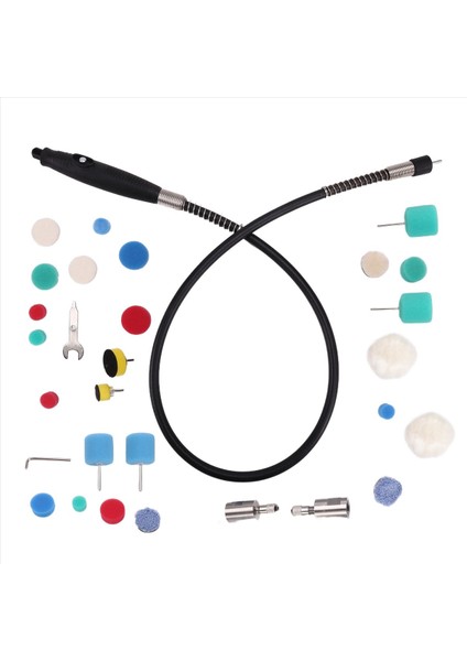 31PCS Mini Parlatma Parlatma Pedleri Mini Detay Parlatıcı Pedleri 1 Esnek Şaft Ekli Mini Cila Aleti (Yurt Dışından) fiyatları