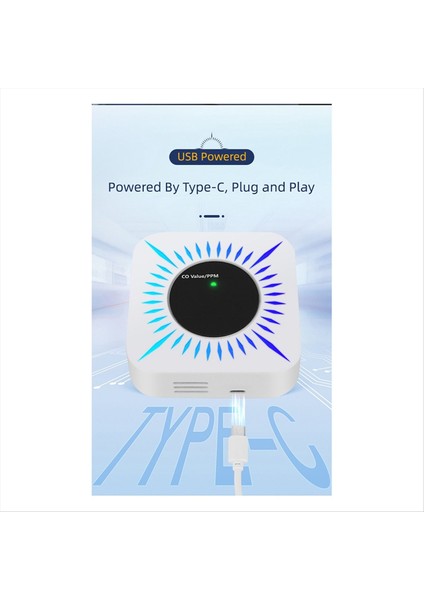 Tuya Akıllı Wifi Zigbee Gaz Karbon Monoksit Dedektörü Çok Fonksiyonlu Alarm 80DB Alarm Uygulaması Kablosuz Kontrol (A) (Yurt Dışından) fırsatları