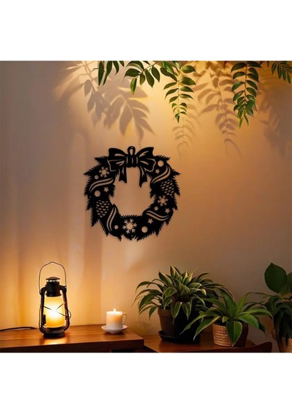 Yılbaşı Kapı Süsü 30 cm Metal Kutlama Dekorasyonu, Yıllarca Kullanılabilir fiyatları