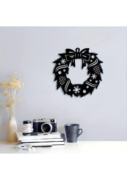 Yılbaşı Kapı Süsü 30 cm Metal Kutlama Dekorasyonu, Yıllarca Kullanılabilir fırsatları