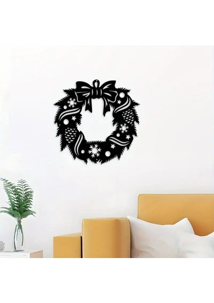 Yılbaşı Kapı Süsü 30 cm Metal Kutlama Dekorasyonu, Yıllarca Kullanılabilir indirimleri