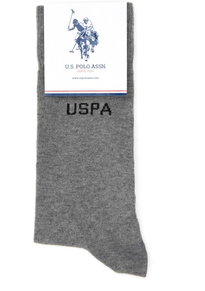 Erkek Gri Melanj Çorap (Soket) 50318209-VR086 fırsatları