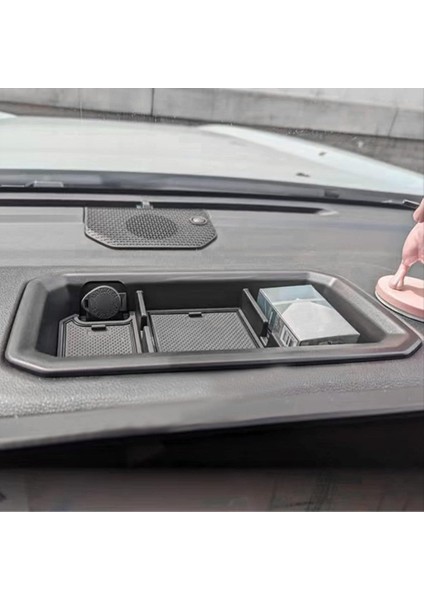 Toyota Tundra 2022-2025 Sequoia 2023-2025 Gösterge Tablosu Depolama Kutusu Iç Aksesuarlar Için Gösterge Tablosu Organizatör Tepsisi (Yurt Dışından) modelleri