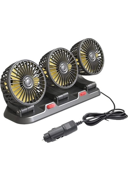 Suvs USB Soğutma Havası Küçük Kişisel Fan 2 Hızları Kamyon Aracı Için Elektrik Fan (12V) (Yurt Dışından)