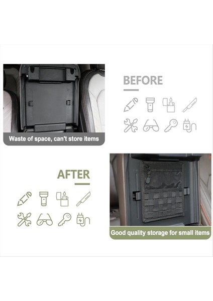 Ford F150 Için Merkez Konsol Organizatörü Molle Panel 2015-2025 Chevrolet Silverado 2022-2025 Tahoe 2024 2025 Aksesuarlar (Yurt Dışından) modelleri