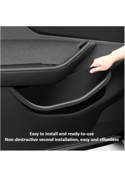 Tesla Için Kapı Tarafı Cep Depolama Kutusu Model Y Juniper 2025 Ön Arka Kapı Tepsisi Organizatör Iç Aksesuarlar (Yurt Dışından) modelleri