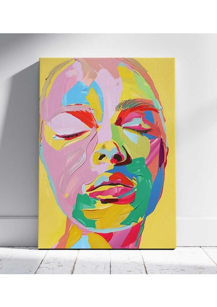 Duygusal Dans Soyutlama Ekspresyonist Kanvas Tablo