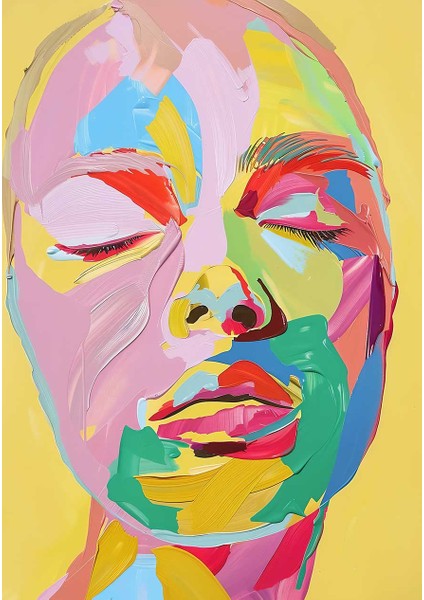 Duygusal Dans Soyutlama Ekspresyonist Kanvas Tablo fiyatları