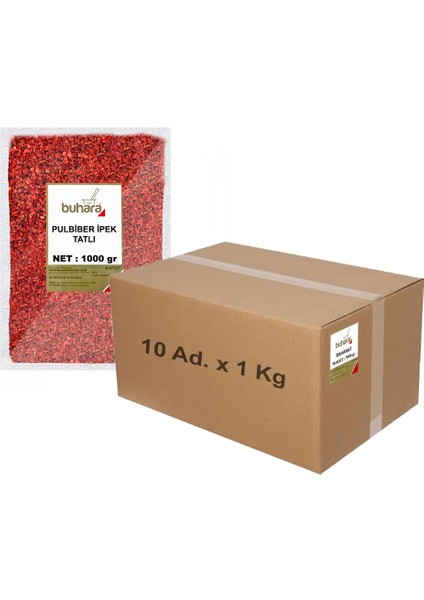 Toptan Pulbiber Ipek Tatlı 1 kg x 10 Ad - 10 kg