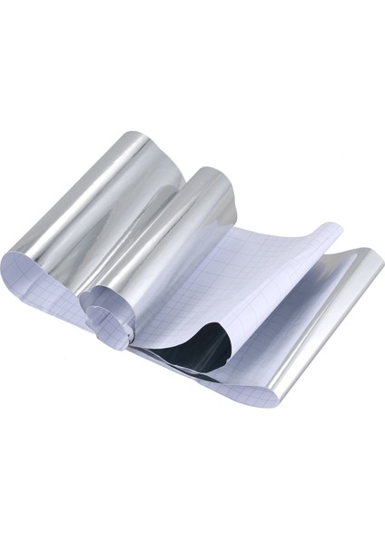 2x Krom Ayna Vinil Film Sargısı Çıkartma Çıkartma Uzanabilir Yansıtıcı 152X20CM Gümüş (Yurt Dışından) fırsatları