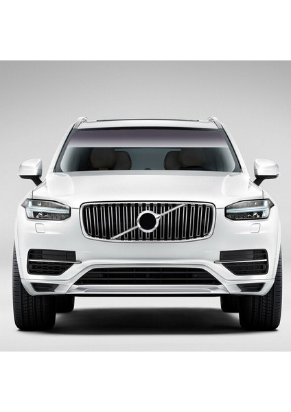 2x Araba Tinalanma Film Üst Ön Ön Cam Folyo Güneş Koruma Gradyanı 20X150CM (Siyah) (Yurt Dışından) fiyatları