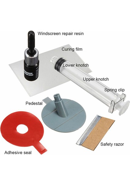 2x Ön Cam Onarım Kitleri Araba Penceresi Onarım Araçları Ön Cam Cam Çizik Çatlak Geri Yükleme Pencere Ekranı Parlatma (Yurt Dışından) fiyatları