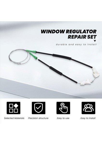 Land Rover Freelander Için Mk1 L314 Ln 1997-2006 3/5 Kapı CVH101212 Araba Penceresi Regülatör Onarım Seti Sol Sol (Yurt Dışından) fırsatları