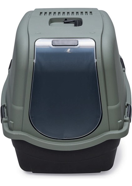 Xmpdby Beeztees Kapalı Kedi Tuvaleti, Koku Filtreli, Antrasit Koyu Mavi, 64X44X46CM fırsatları