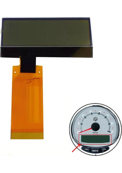 2pcs Gauge LCD Ekran 8M0101099 Merkür Smartcraft SC1000 1999-2018 Gösterge Tablosu Hız Gösterimi Takometre Ekranı (Yurt Dışından) modelleri