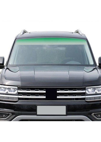 2x Araba Tinalanma Film Üst Ön Ön Cam Folyo Güneş Koruma Gradyanı 20X150CM (Yeşil) (Yurt Dışından) fırsatları
