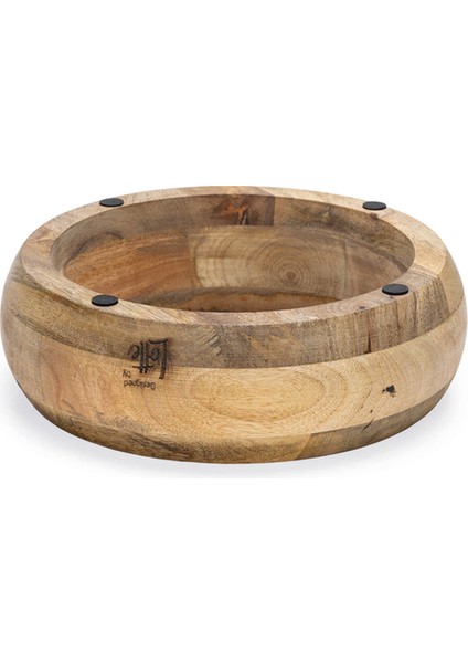 Xmpdby Beeztees Dbl Köpek Mama Su Kabı, Dışı Masif Ahşap, Paslanmaz Çelik, 21CM, 1300ML indirimleri