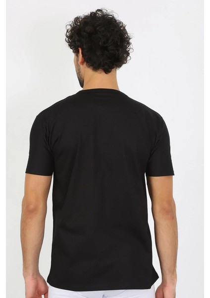 Erkek Sıfır Yaka Siyah Penye Atlet modelleri