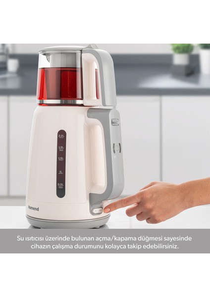 Royaltea 1756H Plastik Çay Makinesi Beyaz fiyatları