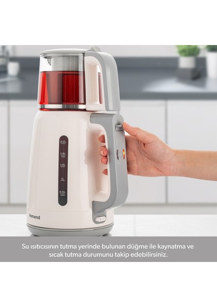 Royaltea 1756H Plastik Çay Makinesi Beyaz modelleri