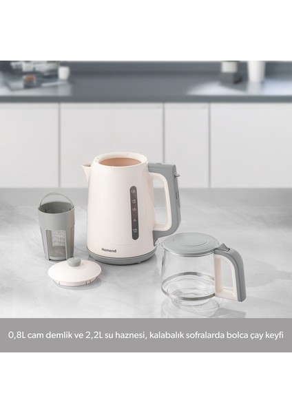 Royaltea 1756H Plastik Çay Makinesi Beyaz fırsatları