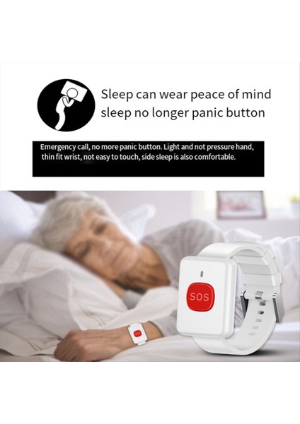 433 92MHZ Bilek Izle Çağrı Rf Rc Verici Izle Düğmesi Kablosuz Sos Acil Durum Düğmesi Yaşlı Beyaz (Yurt Dışından) fırsatları