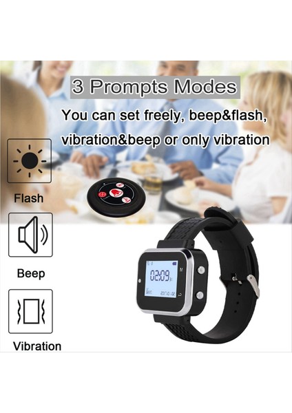 Fast Food Shop Restoran Cafe Clinic Arama Sistemi Için 433MHZ Kablosuz Izleme Alıcı Çağrı (Yurt Dışından) modelleri