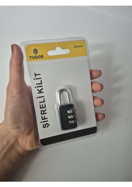 25 mm Şifreli Kilit – Kombinasyonlu Asma Kilit, Dolap / Çanta / Bavul / Spor Dolabı Için Güvenlik Kilidi