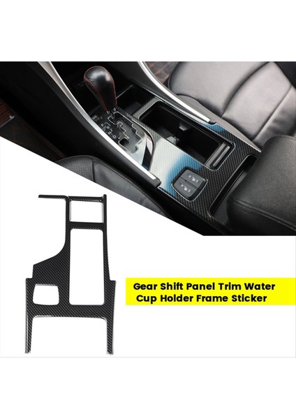 Hyundai Sonata Için Araba Merkezi Dişli Vites Paneli Trim Su Kupası Tutucu Çerçevesi 2010-2015 Iç Çıkartma Kapağı Lhd (Yurt Dışından) fiyatları