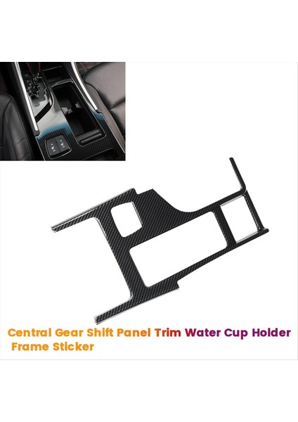 Hyundai Sonata Için Araba Merkezi Dişli Vites Paneli Trim Su Kupası Tutucu Çerçevesi 2010-2015 Iç Çıkartma Kapağı Lhd (Yurt Dışından) modelleri