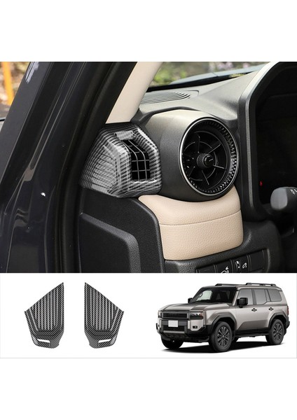 Araba Gösterge Tablosu Klima Çıkış Çerçeve Toyota Prado LC250 2024 Karbon Fiber Için (Yurt Dışından) fiyatları