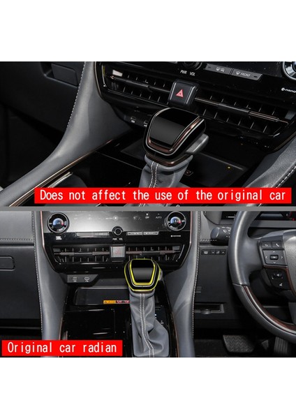 Toyota Alphard/vellfıre 40 Serise 2023+ Parlak Siyah Için Araba Dişli Vites Tut Kolu Kapak Dişli Vites Değiştirme Düğmesi Trim (Yurt Dışından) fiyatları
