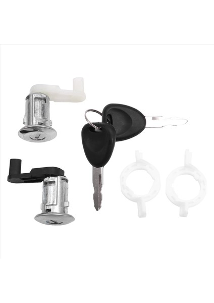 Araba Lh &amp Rh Kapı Kilit Silindir Kiti 2 Key 7701468981 7701468982 Renault Megane Için 1996-2003 Scenic Clio Master (Yurt Dışından)
