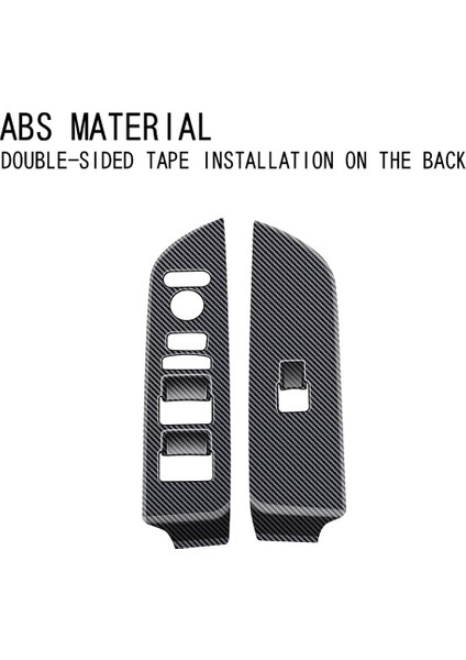 Araba Penceresi Cam Asansör Anahtarı Paneli Trim Çıkartmaları Honda Freed Hava Crosstar 2024 Iç Aksesuarlar Gümüş Rhd (Yurt Dışından) fiyatları