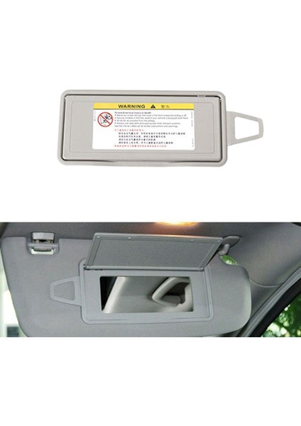 Araba Sun Visor Guard Sun Visor Dikizim Ayna Kapağı Değiştirme Mercedes-Benz S-Sınıfı Için DEĞIŞTIRME220 1998-2005 Gri Sol ve Sağ (Yurt Dışından) fırsatları