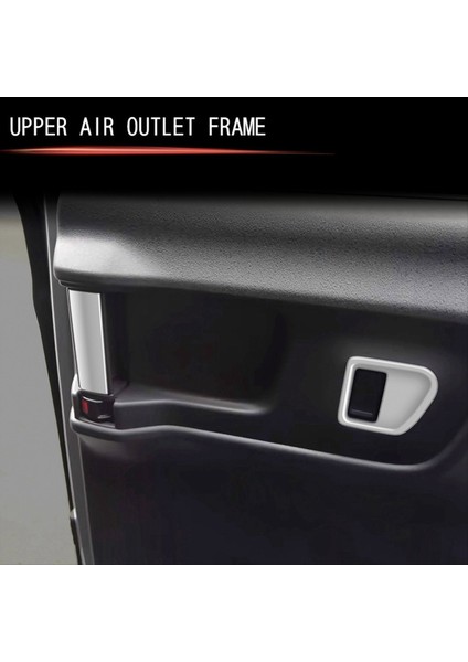 Araba Orta Kapı Tutucu Trim Çerçeve Honda N-Box 2024 Orta Kapı Anahtarı Döşeme Çıkartmaları Rhd Gümüş (Yurt Dışından) fiyatları