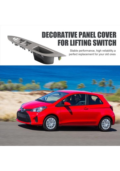 Toyota Yaris Için Sol Sol Cam Asansör Anahtarı Trim Panel Kapağı 2008-2016 Yan Kapı Pencere Kilit Anahtarı Çerçeve Lhd (Yurt Dışından) modelleri