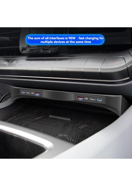 Araba USB Type-C Tiper Adaptörü Fast Charger Pekin Baıc BJ40 2024 Için (Yurt Dışından) modelleri