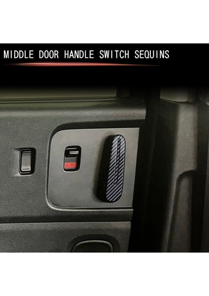 Honda Freed Hava Crosstar 2024 Için Araba Orta Kapı Kolu Anahtarı Etiketi Kapı Kolu Kaplama Karbon Fiber (Yurt Dışından) fiyatları