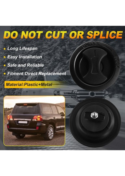 Toyota Land Cruıser LC200 Siyah Için Araba Bagaj Kapağı Araç Kutusu Kapak Plaka Tuvalet Knob Bagaj Kapısı Paneli Düğmesi 64870-60011 (Yurt Dışından) indirimleri