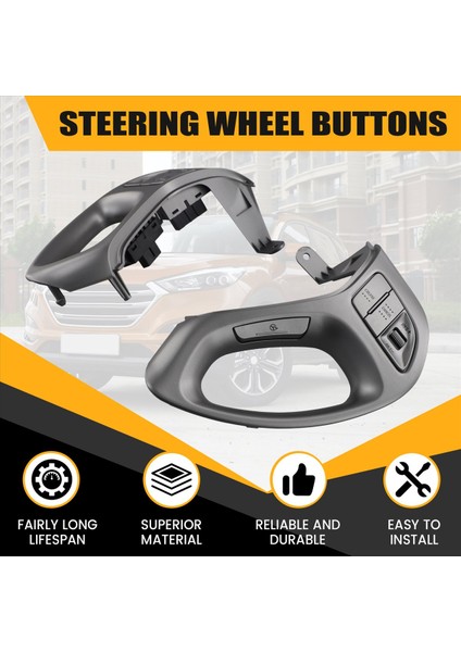 Araç Çok Fonksiyonlu Direksiyon Düğmesi Düğmesi Hyundai Tucson IX35 2010-2015 Için Seyir Kontrolü Hacim Ayarlama Düğmesi (Yurt Dışından) fırsatları