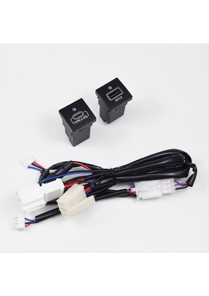 Araba Şarj Cihazı Soketi Çakma Qc3 0 Pd USB Arayüz Volkswagen Jetta Için Kullanım 5 Mk5 Scirocco Golf Qc3 0+Tip C (Yurt Dışından) fırsatları