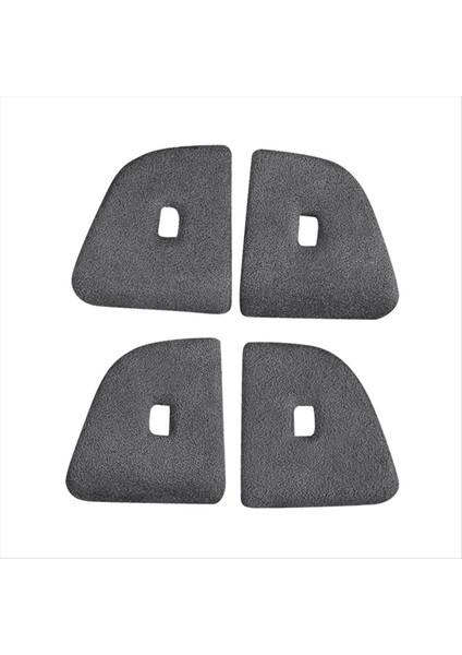 Tesla 2024 Model 3 Highland Araba Kapı Anahtarı Sticker Süet Süet Dekorasyon Sticker Otomatik Iç Aksesuar (Yurt Dışından)