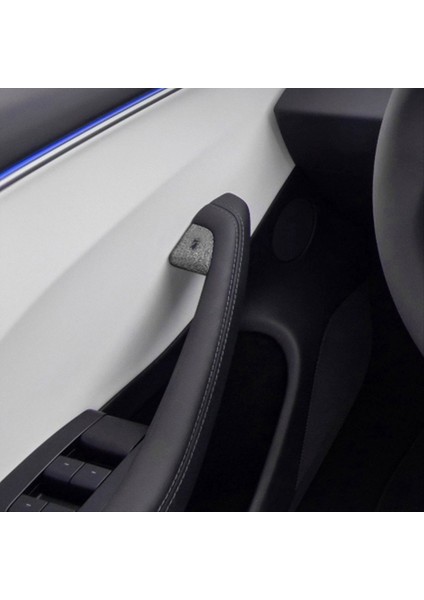 Tesla 2024 Model 3 Highland Araba Kapı Anahtarı Sticker Süet Süet Dekorasyon Sticker Otomatik Iç Aksesuar (Yurt Dışından) fırsatları