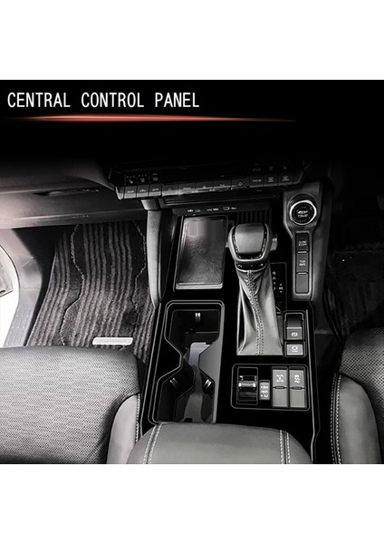 Toyota Prado LC250 2024 Rhd Glossy Siyah Için Araba Merkezi Dişli Vites Vites Paneli Trim Kapak Çıkartmaları (Yurt Dışından) indirimleri