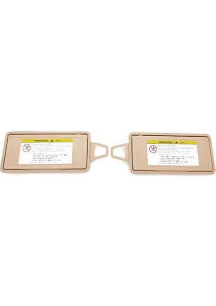 Araba Sun Visor Guard Sun Visor Dikizli Ayna Kapağı Değiştirme Mercedes-Benz S-Sınıfı Için DEĞIŞTIRME220 1998-2005 Bej Sol ve Sağ (Yurt Dışından)