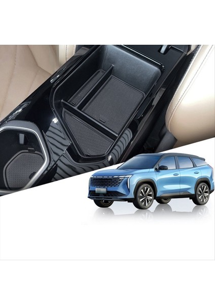 Araba Merkez Konsol Depolama Kolçak Kutusu Tutucu Tepsi Geely Boyue L 2023 2024 Lhd Aksesuarlar Iç Mekan (Yurt Dışından) modelleri