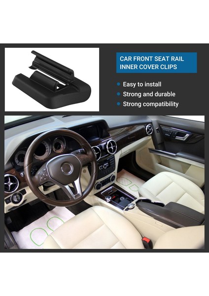 Araba Sürücüsü Arka Sağ Ray Iç Kapak Klipsleri A2539190700 Mercedes-Benz Glc X253 C253 GLC300 2016-2021 (Yurt Dışından) indirimleri