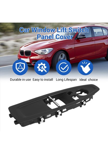 Araç Sürücüsü Yan Pencere Kilit Asansör Anahtarı Panel Kapak 51417324672 51417352868 Bmw 1 2 4 Seri F21 F22 F32 F83 Siyah (Yurt Dışından) modelleri